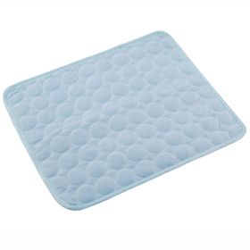 Dog Cooling Mat Summer Pets Cold Bed Extra Large For Small Big Dogs Pet Accessories Cat Durable Blanket Sofa Cat Ice Pad Blanket Pet Products (Option: Light Blue-XS40*30cm)