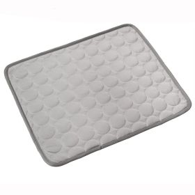 Dog Cooling Mat Summer Pets Cold Bed Extra Large For Small Big Dogs Pet Accessories Cat Durable Blanket Sofa Cat Ice Pad Blanket Pet Products (Option: Gray-2XL150*100cm)